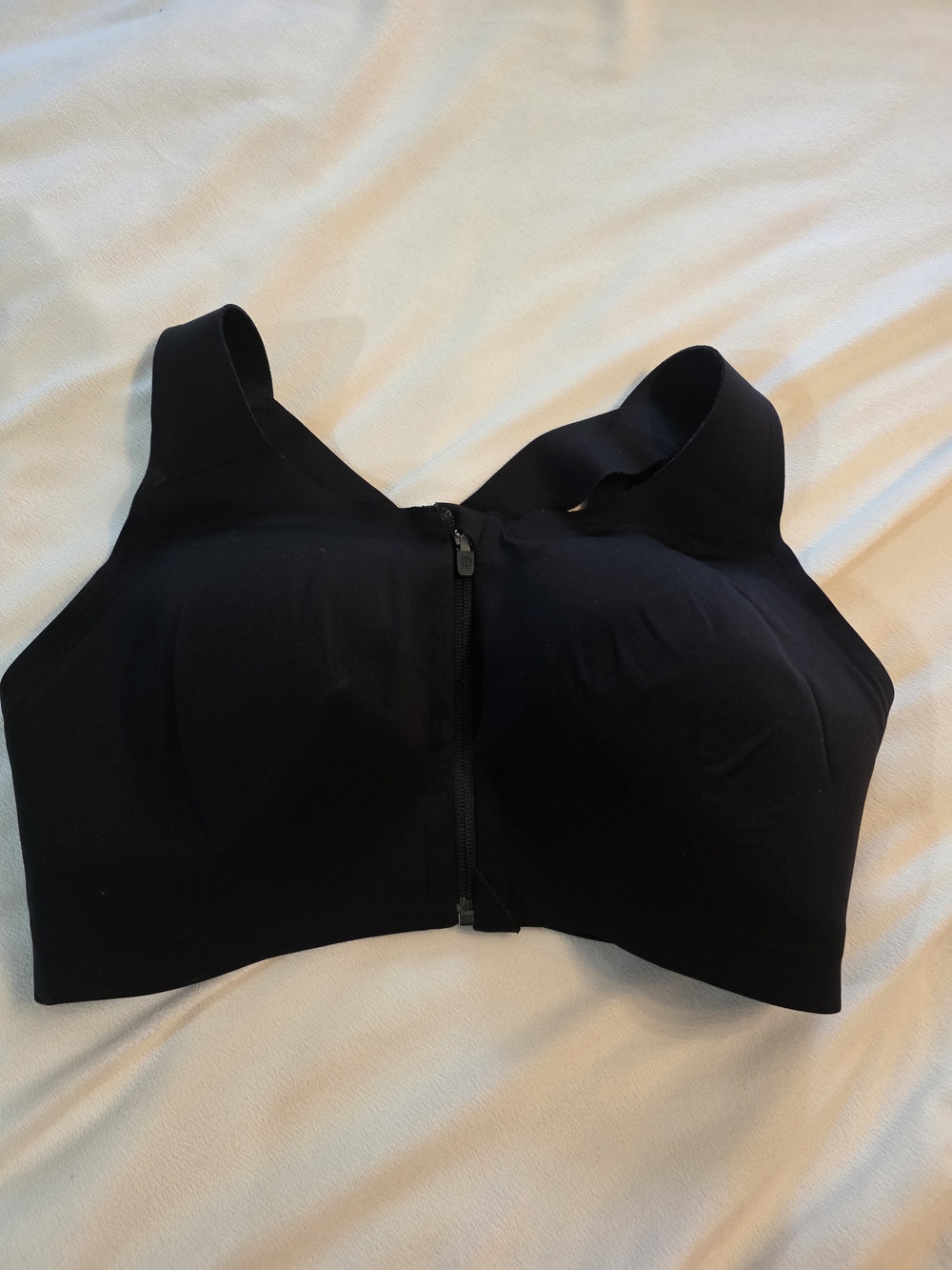 lululemon athletica Black Front-Zip Sports Bra